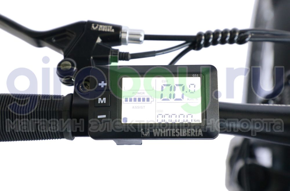 Электровелосипед WHITE SIBERIA CAMRY ALLROAD 500W 36V/11A Snegir (Синий) фото 9 фото №10