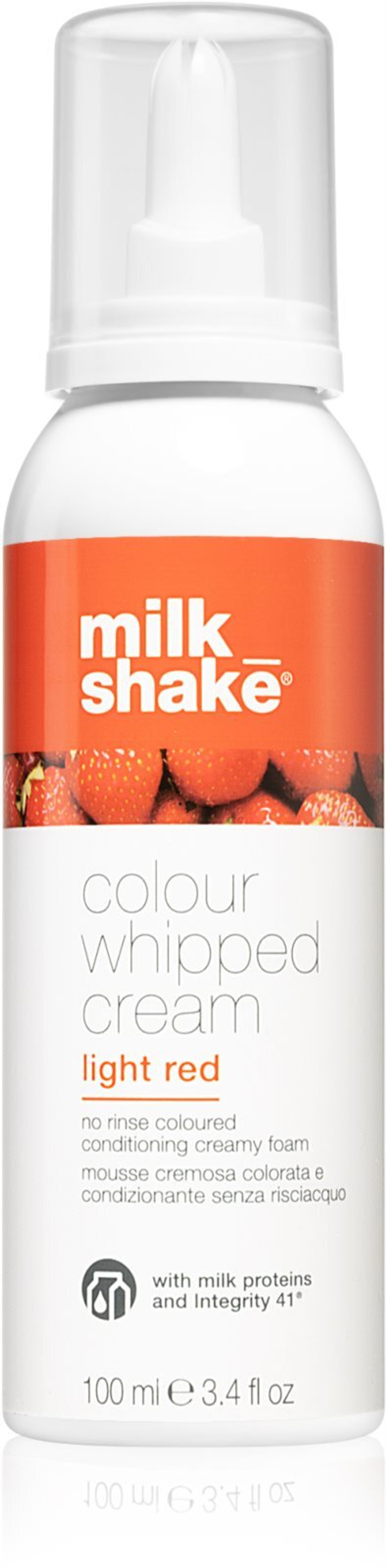 Milk Shake Colour Whipped Cream - тонизирующий мусс для всех типов волос /  Light Red 100  ml  / GTIN 8032274101901