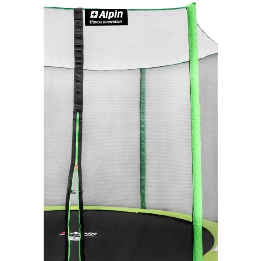 Батут Alpin 2.52 м с защитной сеткой и лестницей