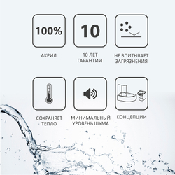 Акриловая ванна Ravak Domino Plus (Равак Домино Плюс) 170х75