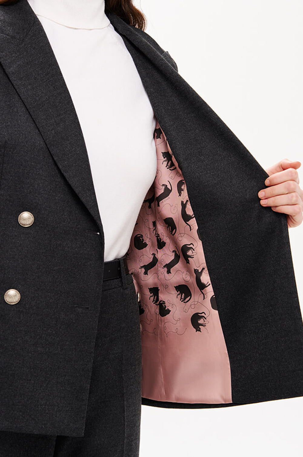 1947 Жакет женский (темно-серый)