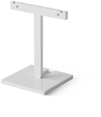 Подставка для серег/Т-образная/2 прорези/2 отверстия/Н-60 мм.