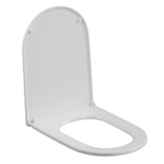 Сиденье для унитаза  WAVE RIFL дюропласт, микролифт, БЕЛЫЙ глянец