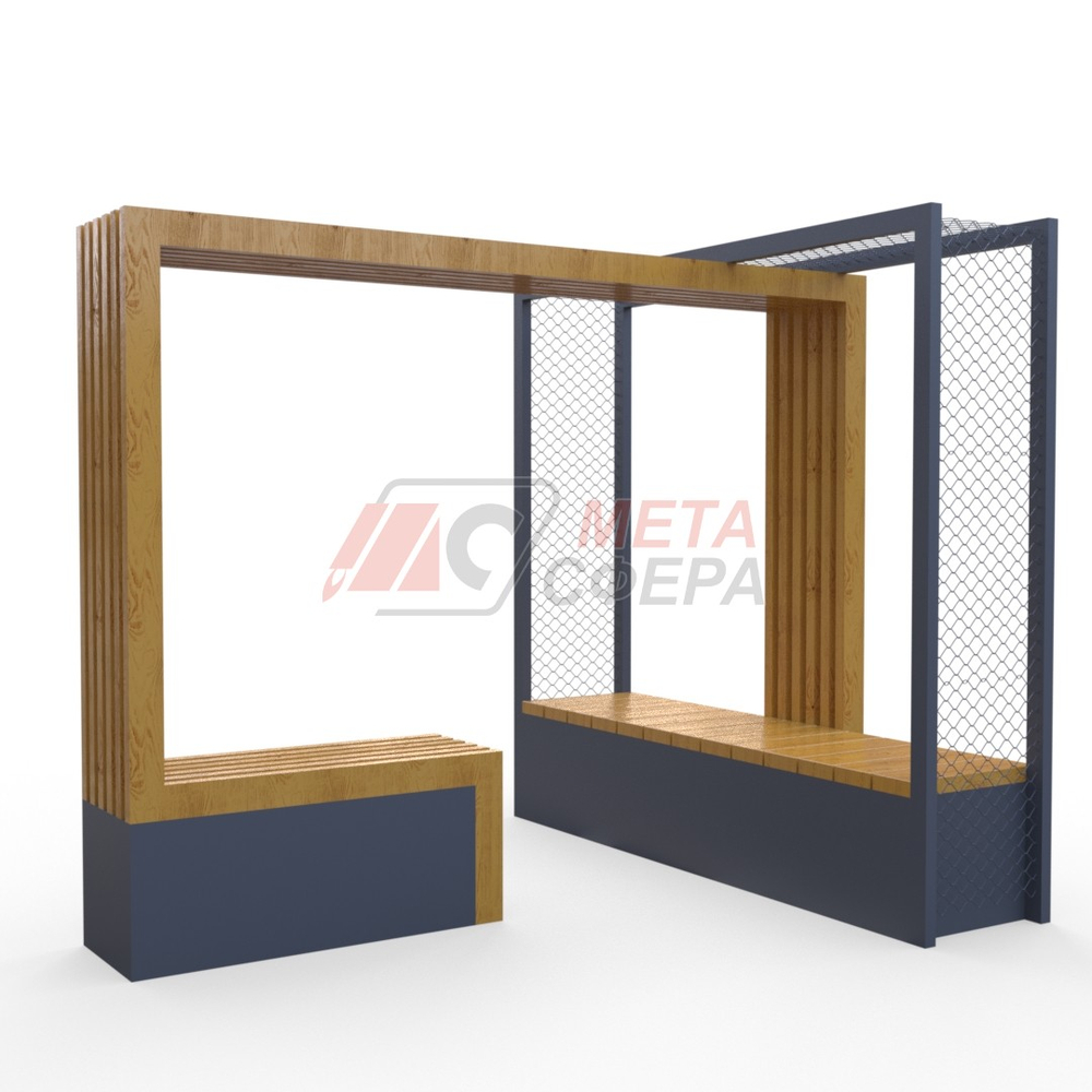 Скамейка-пергола Герман