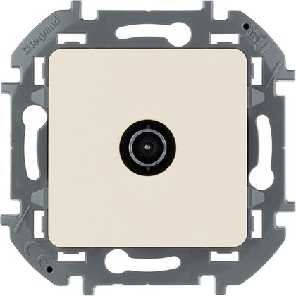 Розетка TV (телевизионная) проходная 14дБ 5-862мГц - слоновая кость Inspiria Legrand