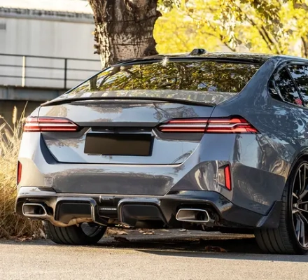 Диффузор заднего бампера для BMW 5 серии G60 G68 2024+ БМВ Обвес Бампер