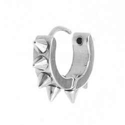 Серьга Шипы серебряные ( 8 шипов )
