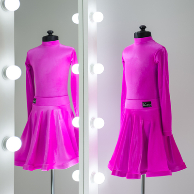 Standart 2-02-03-A | Рейтинговое платье из вельвета Chrisanne Clover | Vasileva Dance