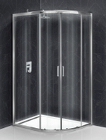 Душевой уголок BelBagno UNO-195-RH-2-120/80-C-Cr 120х80 профиль Хром стекло прозрачное
