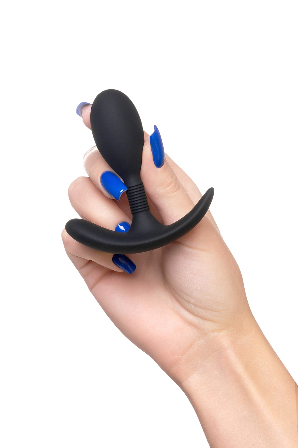 Анальная втулка A-toys черная 8,5 см