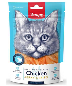 Wanpy Cat лакомство куриная соломка мягкая 80 г
