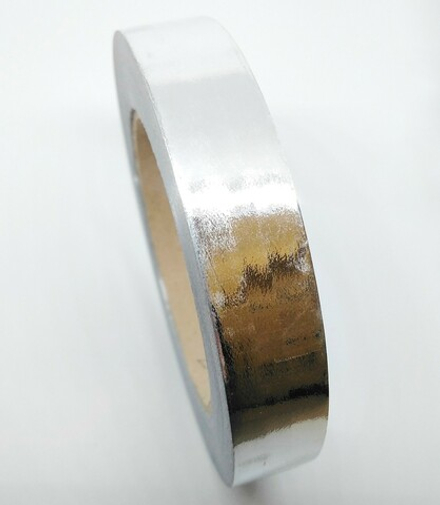 Лента для цветов и подарков (45.7 в рулоне), ш 20 мм, зол/мет