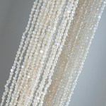 Жемчуг культивированный Baby фриформ, 3-4*2-2,5мм, айвори