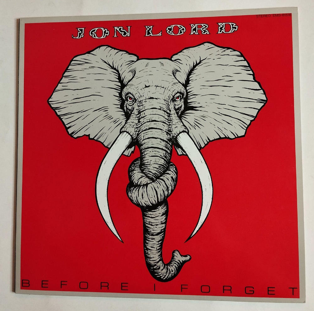 Винтажная виниловая пластинка LP Jon Lord Before I Forget (Japan 1982) (No Obi)
