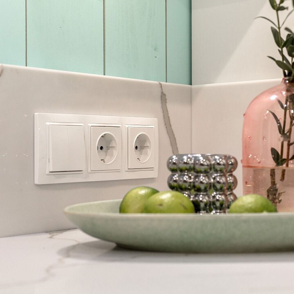 ТВ-розетка оконечная без рамки Werkel графит рифленый W1183004