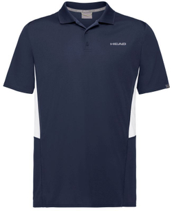 Мужское теннисное поло Head Club Tech Polo Shirt M - dark blue