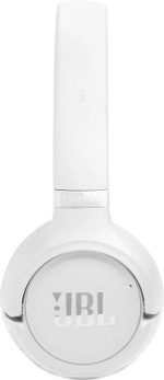 Наушники JBL Tune 530BT, Bluetooth, накладные, белый [jblt530btwht]