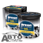 Ароматизатор в банке под сиденье Areon GEL САN 80гр - Черный кристалл\Black Crystal
