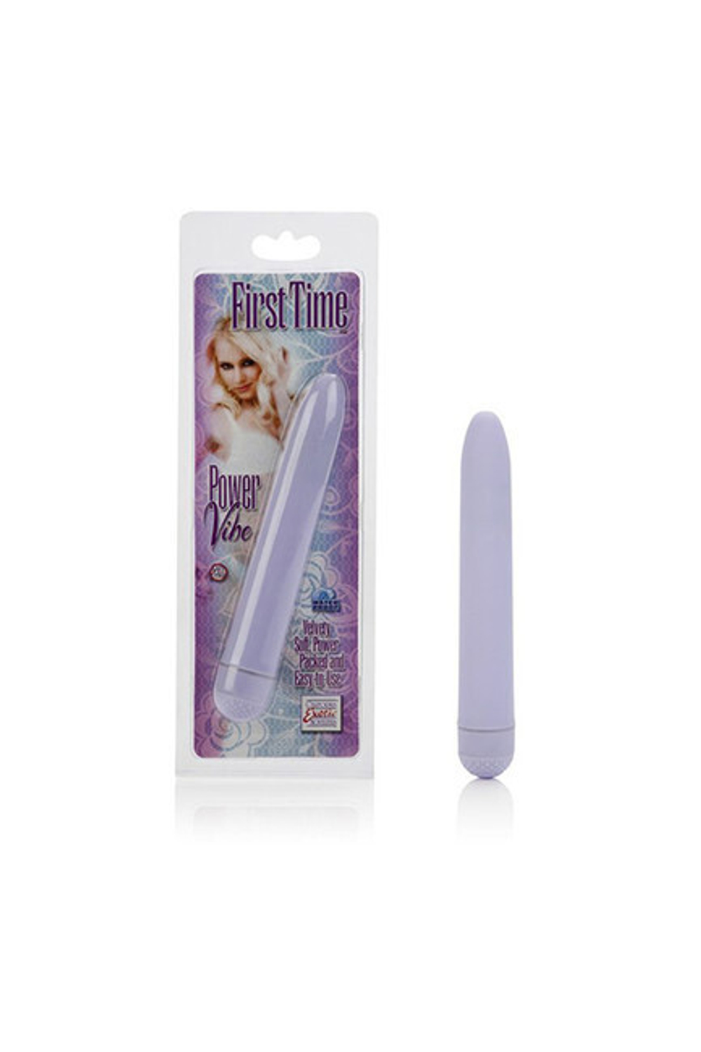 Классический водонепроницаемый вибратор First Time Power Vibe (Цвет: фиолетовый)