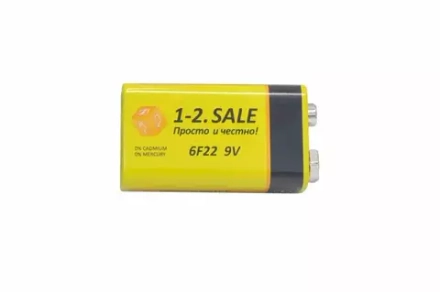 Батарейка Крона солевая 6F22 1-2.sale
