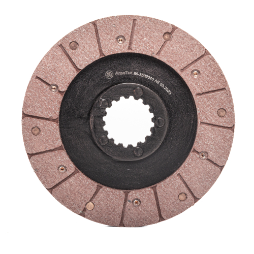 Диск тормозной, МТЗ, 205 мм, накладка на заклёпках