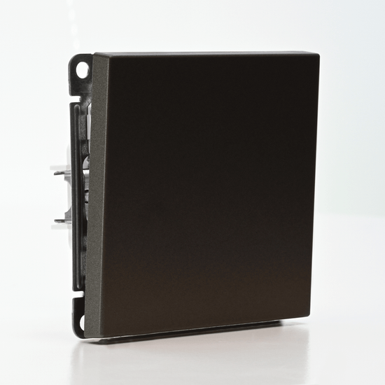 Выключатель кнопочный 1-кл. ArtGallery быстрозажим. клем. механизм мокко SE GAL000615S