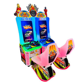 Детский двойной автомат с видеоиграми «Автогонка»