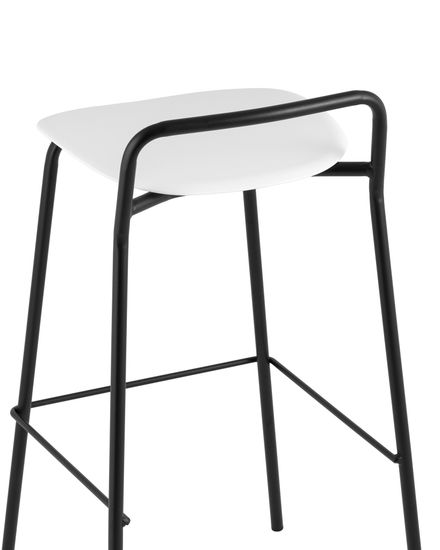 Стул металлический барный Mantis белый