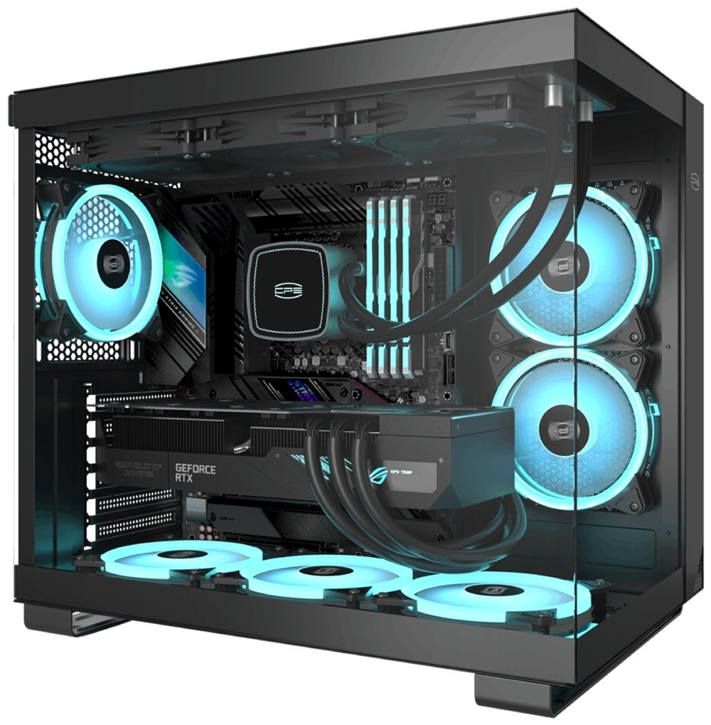 Корпус PCcooler C3 T500 ARGB BK черный