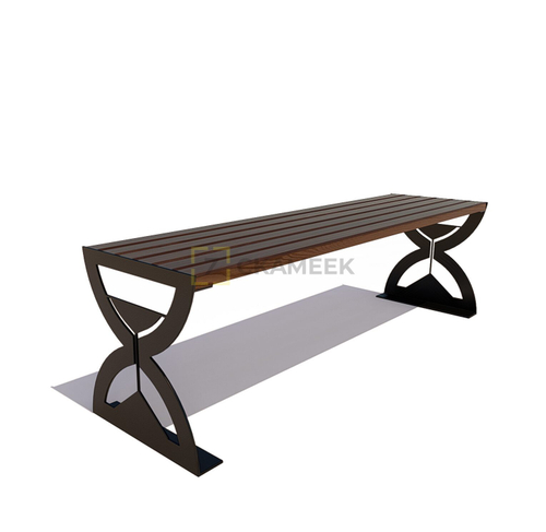 Садовая скамейка «Часы» (1,2 м лиственница)