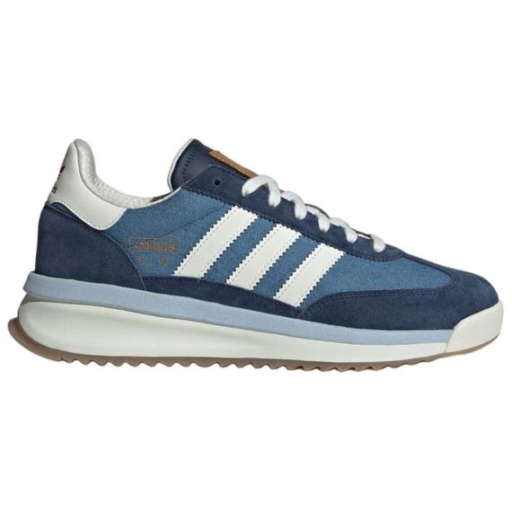 Кроссовки adidas originals SL 72 - это универсальный топ Син/Темносиний/Белый Унисекс