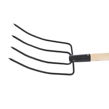 Вилы 4-х рогие, сенные, 210х310х1400 мм, деревянный черенок,  Сибртех 63807