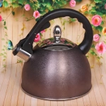 Чайник из нержавеющей стали 3л «Роскошь» со свистком, лиловый