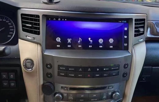 Магнитола для Lexus LX570 2007-2015 - Carmedia ZH-L1209 монитор 12.3" на Android 12, 8Гб+128Гб, CarPlay, 4G SIM-слот