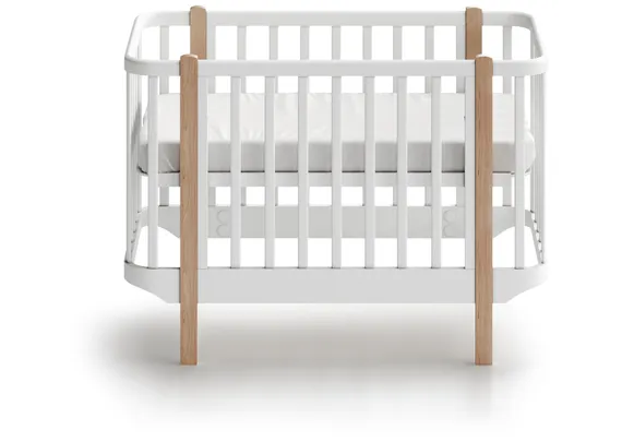 Кроватка Classic mini спальное место 60*120 см (белый)