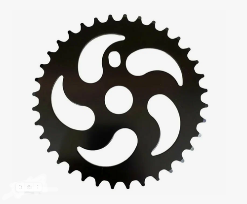 Звезда передняя TRIX BMX, 36 зубов ,1/2 х 1/8" , черная (100)