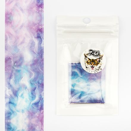 Zoo Фольга для литья переводная Космос 1489, 4х50см