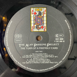 Винтажная виниловая пластинка LP The Alan Parsons Project The Turn Of A Friendly Card (Germany 1981) The Gold Bug