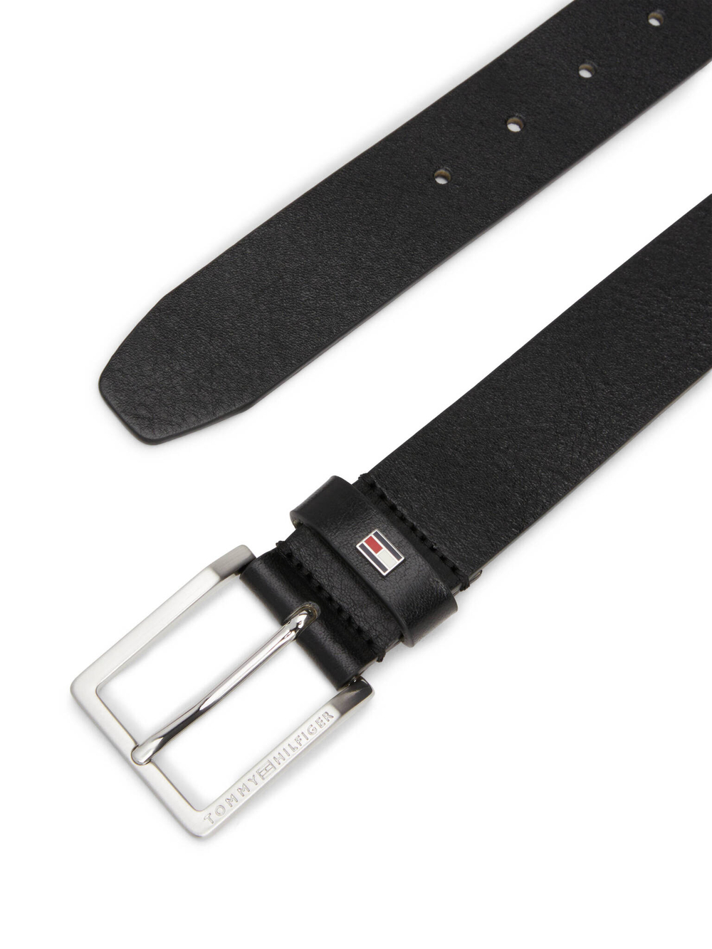 Кожаный ремень OLIVER Tommy Hilfiger - черный(AM0AM12554)