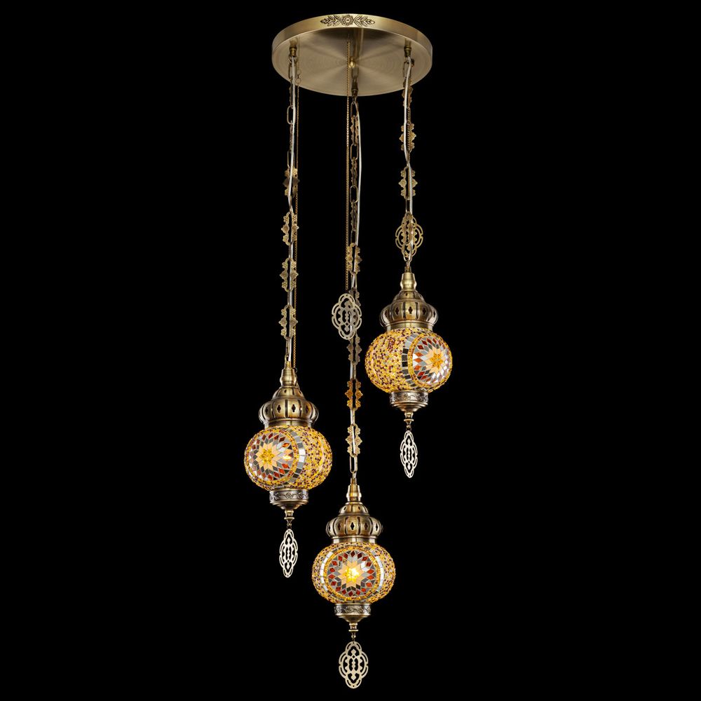 Citilux Каир CL419135 Подвесной светильник Мозаика Янтарь