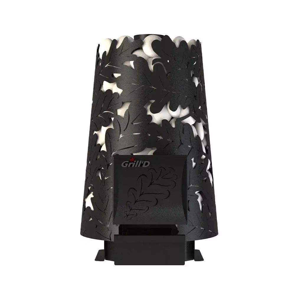 Дровяная банная печь Grill'D Dubravo Mini Long (дверца без стекла)