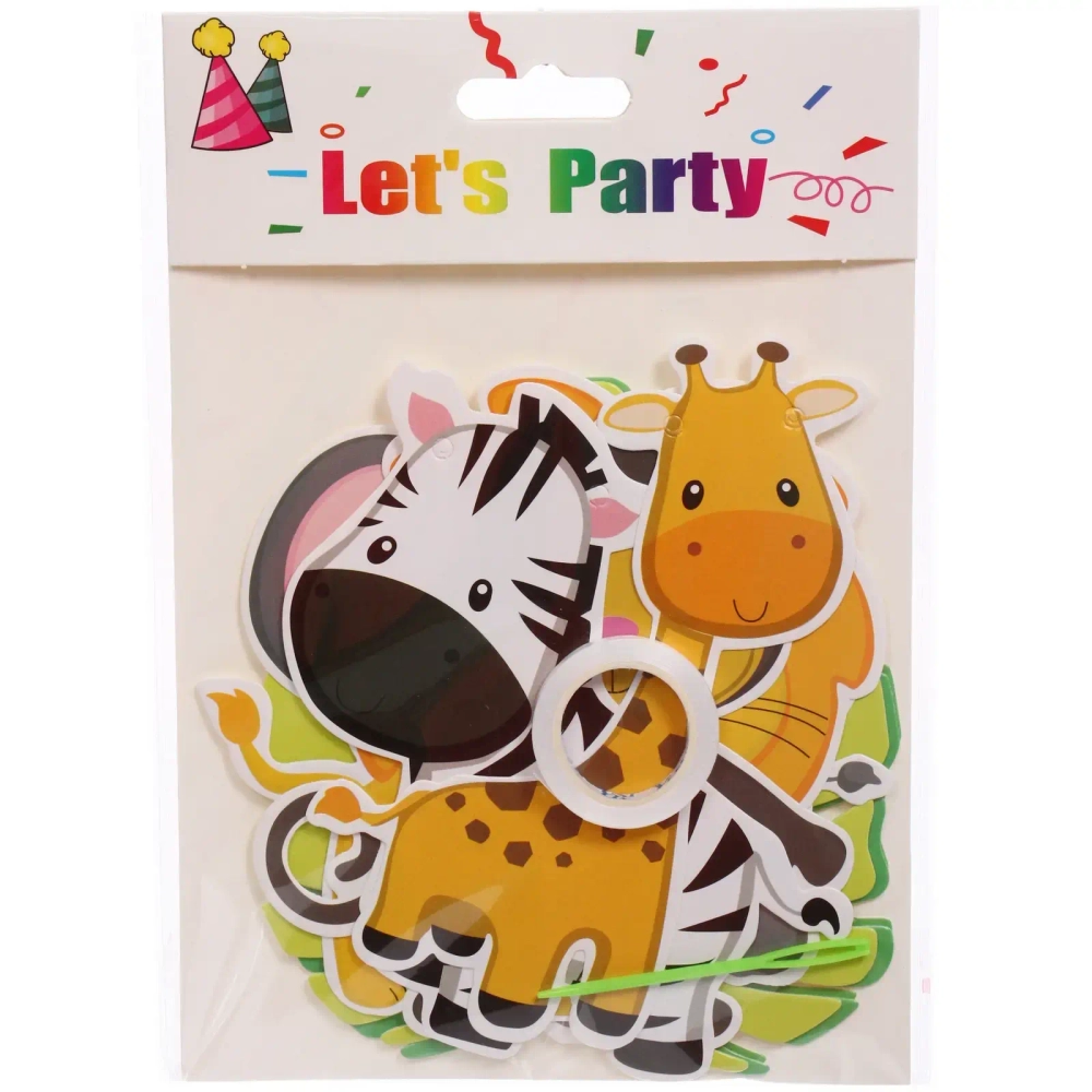 Растяжка «Весёлый зоопарк» 14 x12.5 см