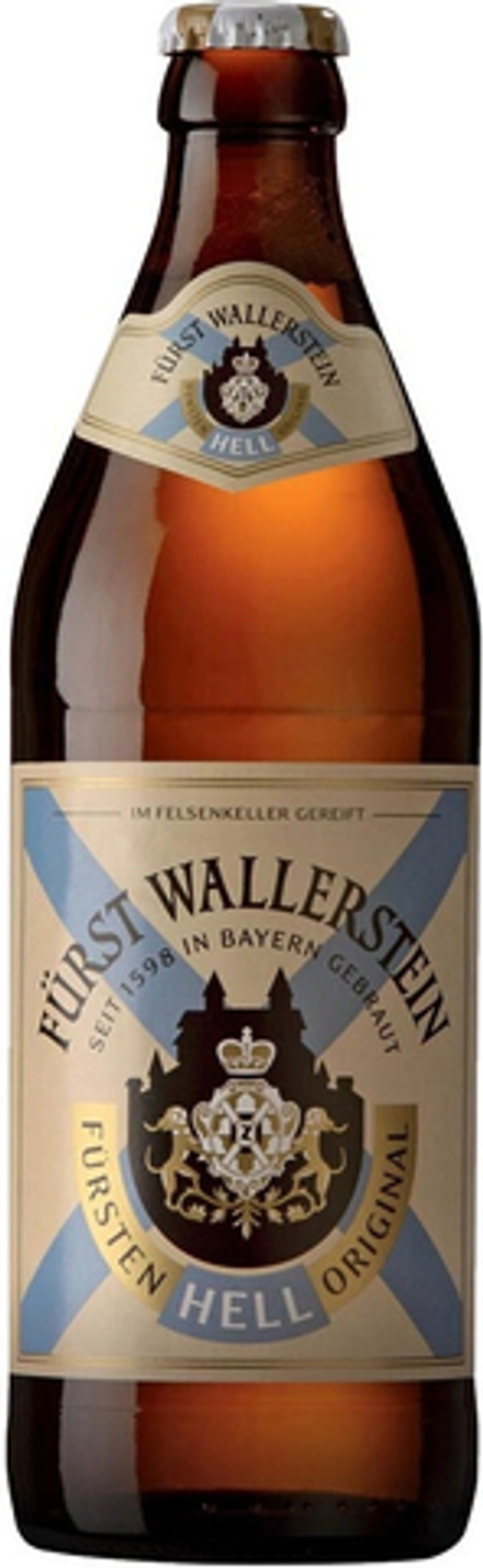 Пиво Фюрст Валлерштайн Хелль / Furst Wallerstein Hell 0.5 - стекло