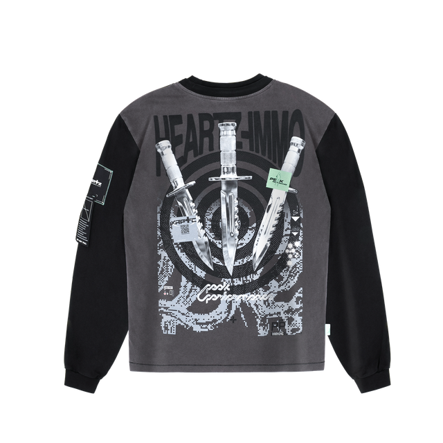 «Knives Out» Faded Longleeve