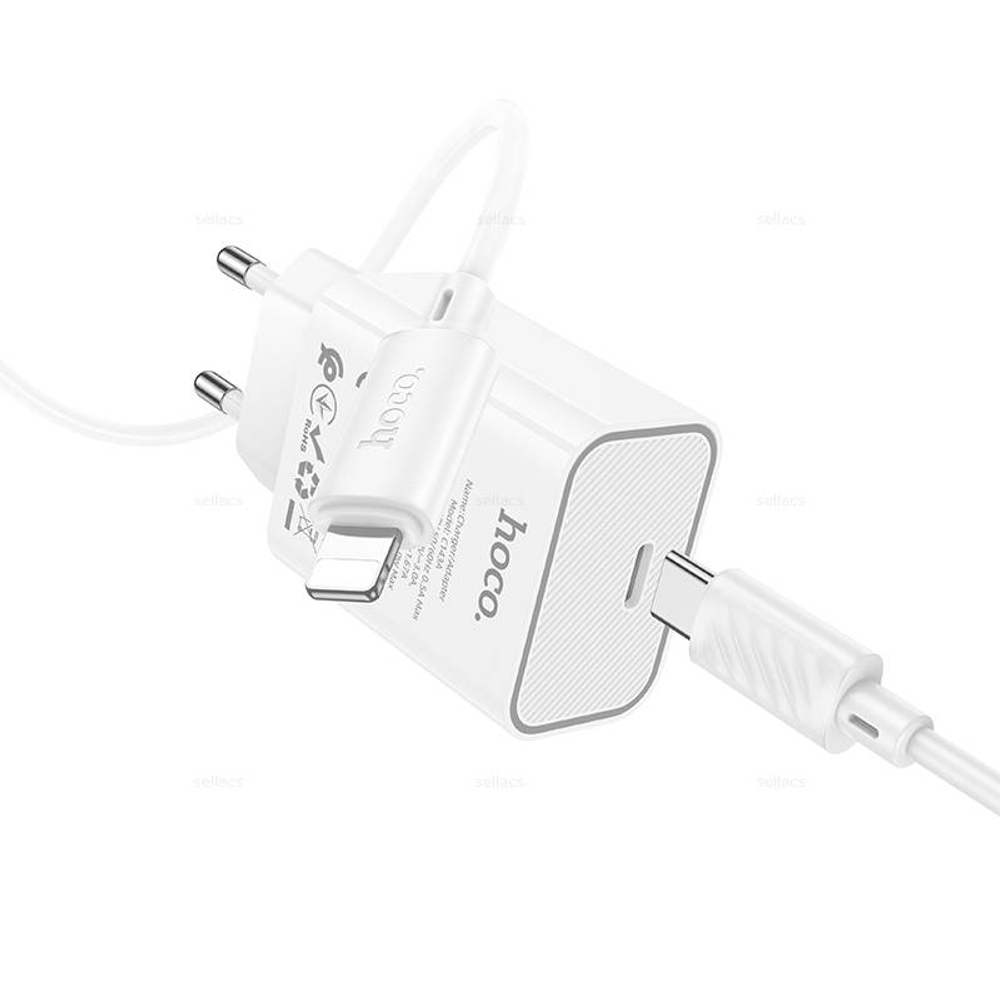 Зарядное устройство для Lightning Hoco C143A PD20W (white)