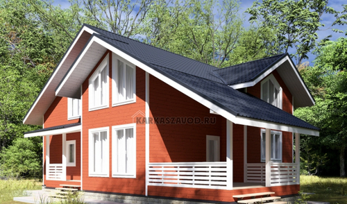 Каркас дома 10 х 15 м