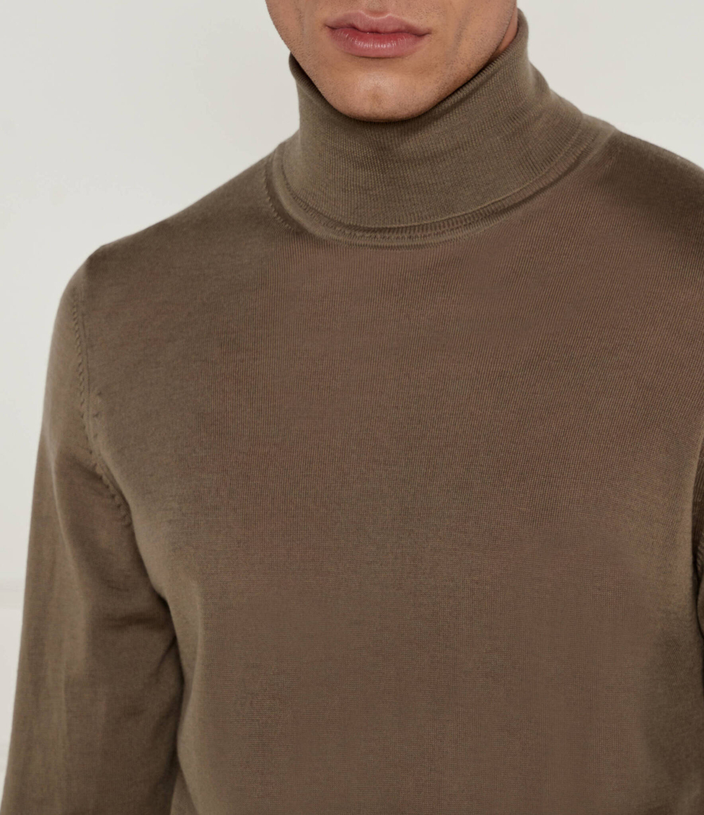 Wełniany golf Musso-P BOSS BLACK - бежевый(50468262)