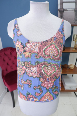 Топ Zara c принтом 44 размер