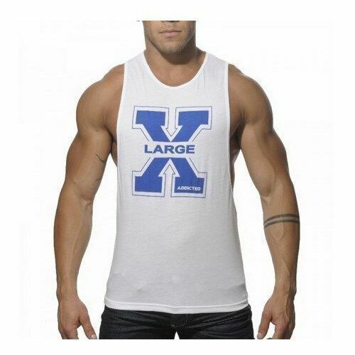 Мужская майка белая ADDICTED TANK-TOP White X-LARGE