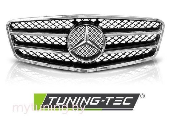 Решетка радиатора AMG STYLE BLACK CHROME для Mercedes E W212